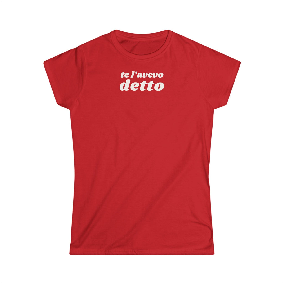 T-shirt Donna TE L’AVEVO DETTO Stile Casual
