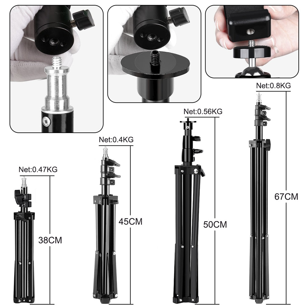 Screw Head Universal Portable Selfie Tripod