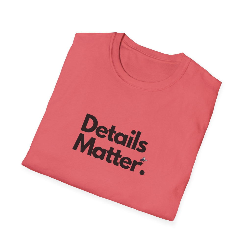 T-shirt Unisex DETAILS MATTER Stile Casual Moda