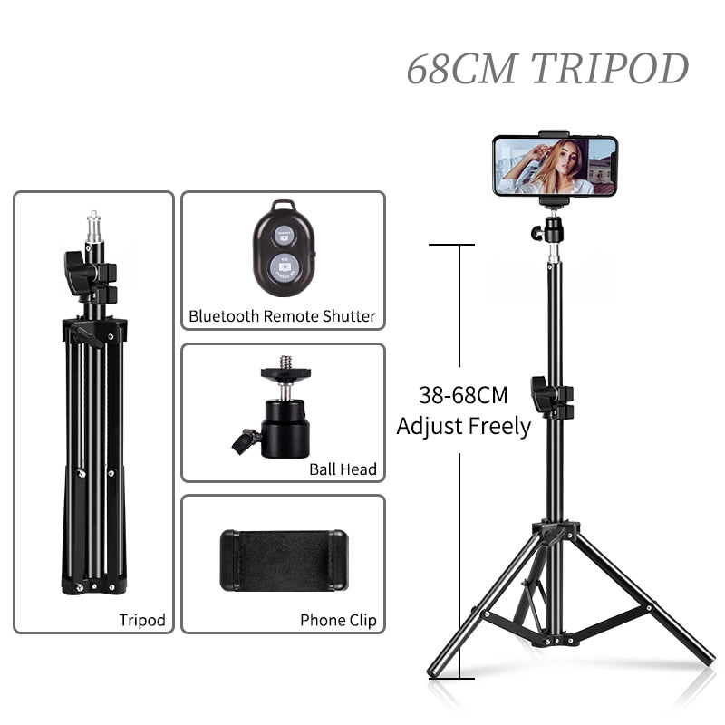 Screw Head Universal Portable Selfie Tripod