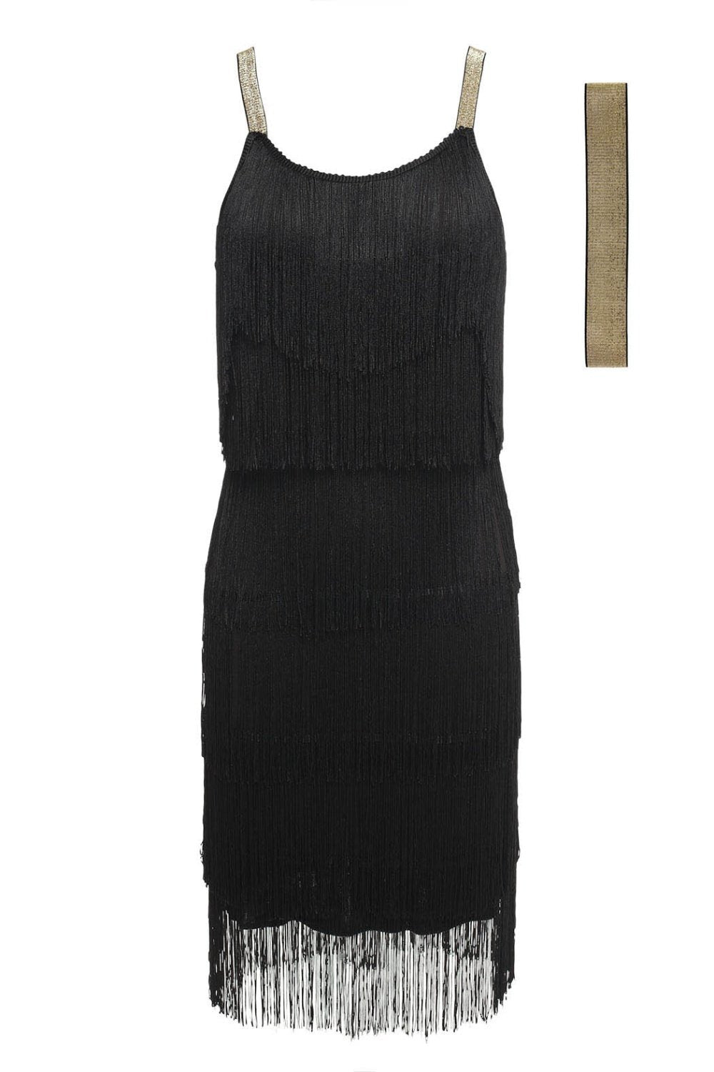 Miniabito Flapper da Donna con Cerchietto