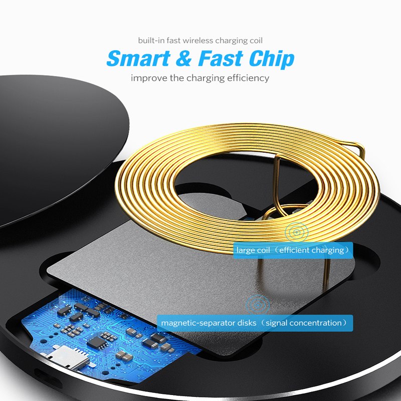 LED Frame Wireless Charger Pad