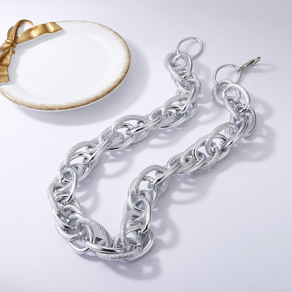 Collana Choker Punk con Lucchetto da Donna