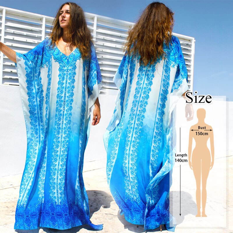 Vestito Donna Stile Boho con Stampa
