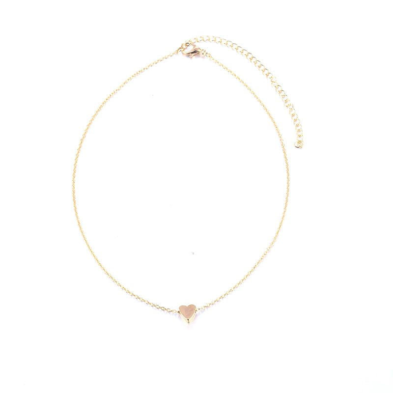 Collana con Ciondolo a Forma di Cuore da Donna