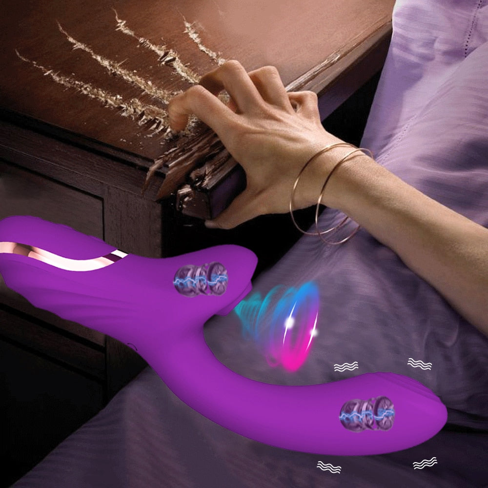 Vibratore 2 in 1 — 20 Modalità di Suzione e Vibrazione