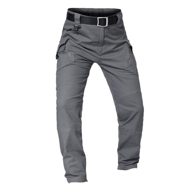 Pantaloni Tattici da Uomo a Tinta Unita