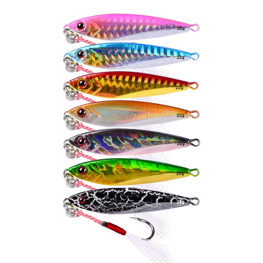 Esca da Pesca Jig in Metallo Colorato