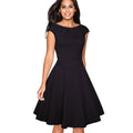 Vestito Donna Elegante A-Line Swing