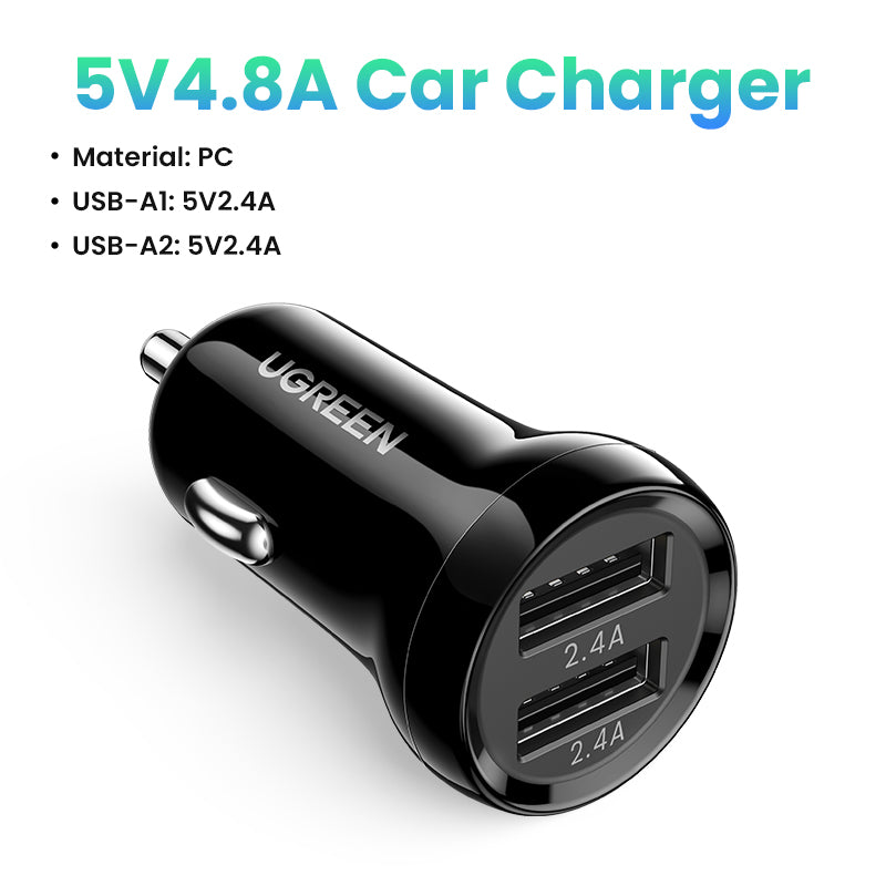 Mini Caricatore Auto Doppio USB