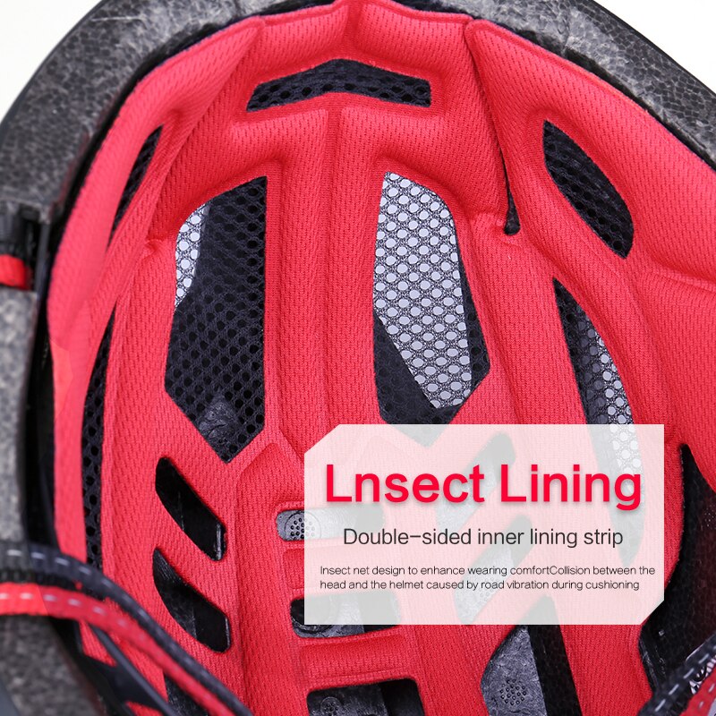 Ultralight Cycling Helmet with LED Light