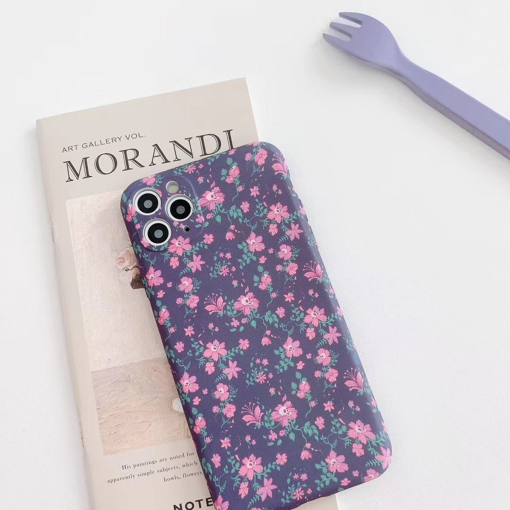 Cover iPhone con Stampa Floreale da Donna