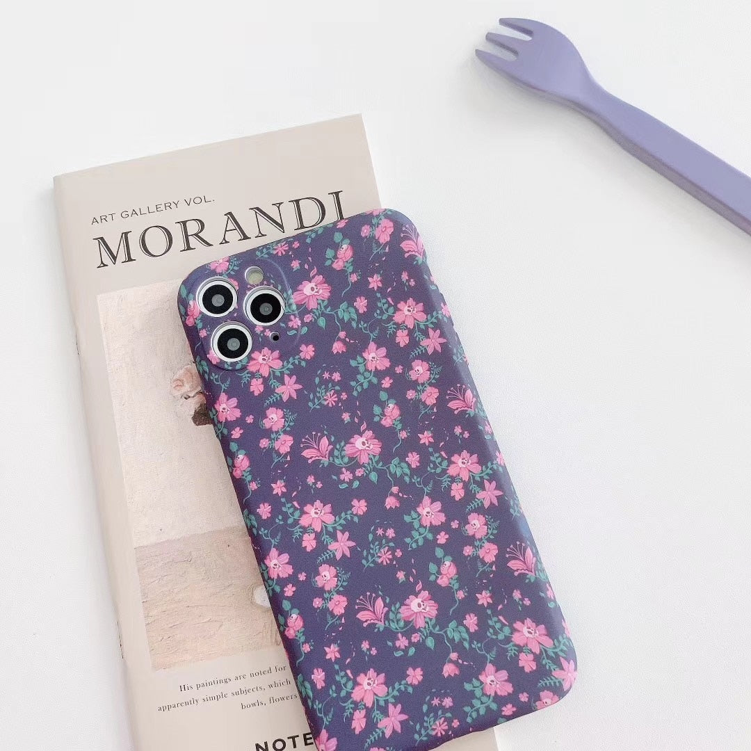 Cover iPhone con Stampa Floreale da Donna