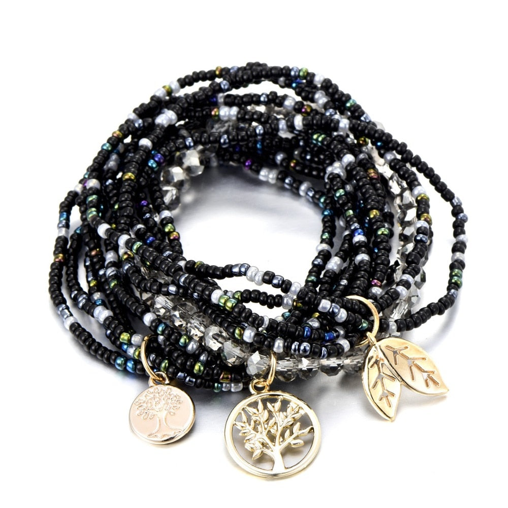 Bracciale da Donna con Ciondolo a Forma di Albero