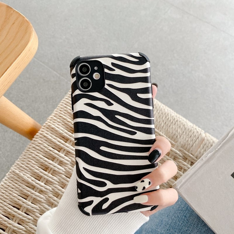 Cover iPhone con Fantasia Zebrata da Donna