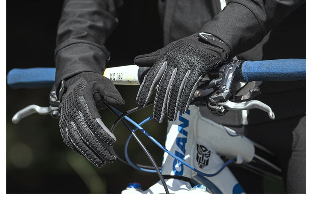 Guanti Termici da Ciclismo Bicolore Dita Intere Unisex