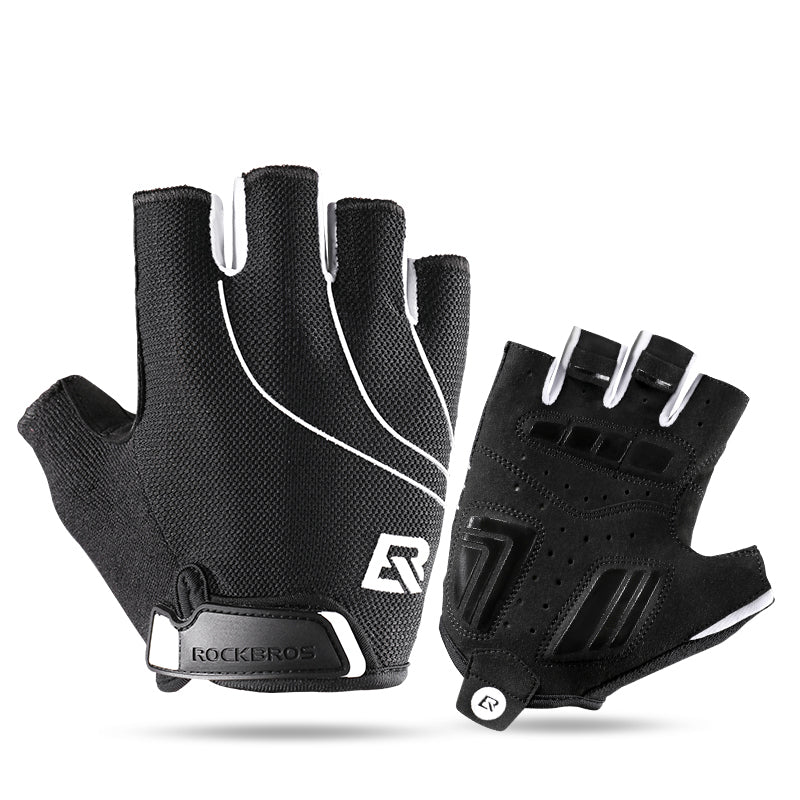 Guanti da Ciclismo Mezze Dita Antiurto Antiscivolo Unisex