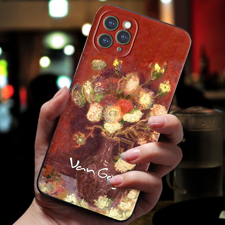 Cover iPhone in Silicone con Arte Vintage Van Gogh