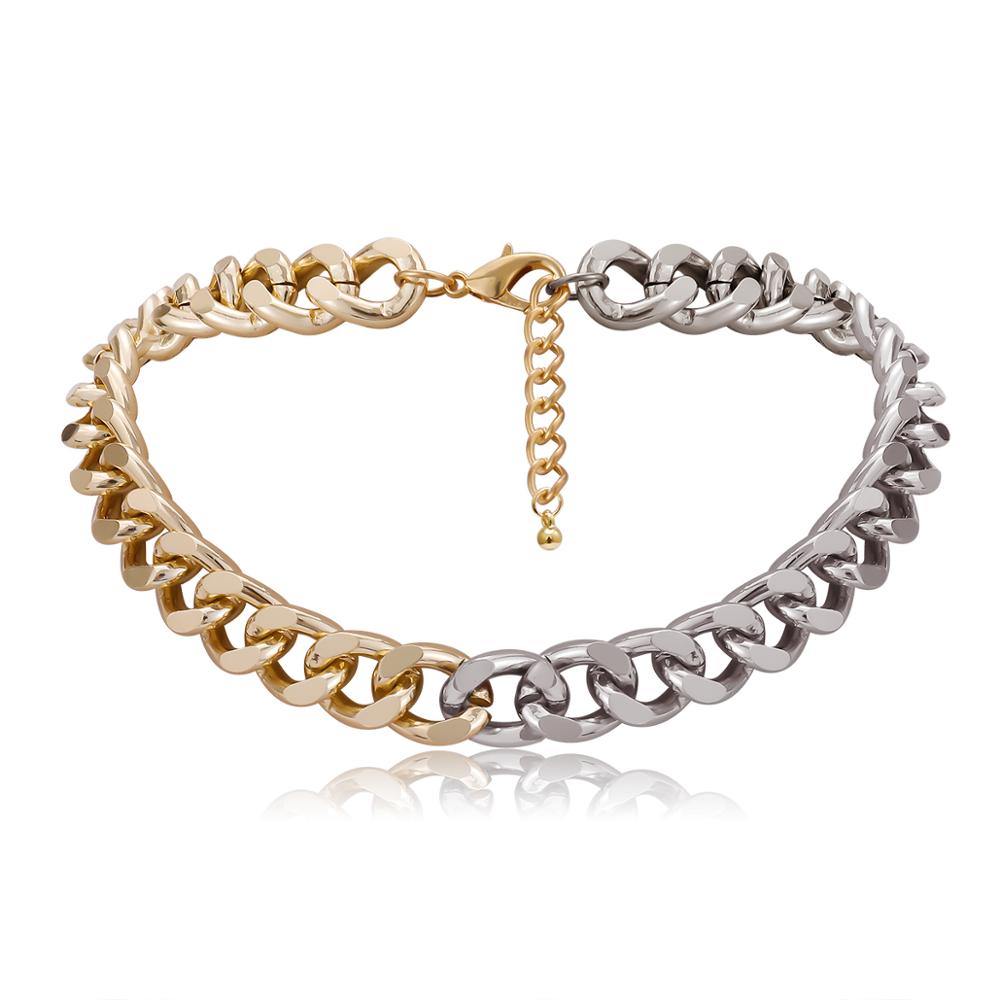 Collana Choker Punk con Lucchetto da Donna