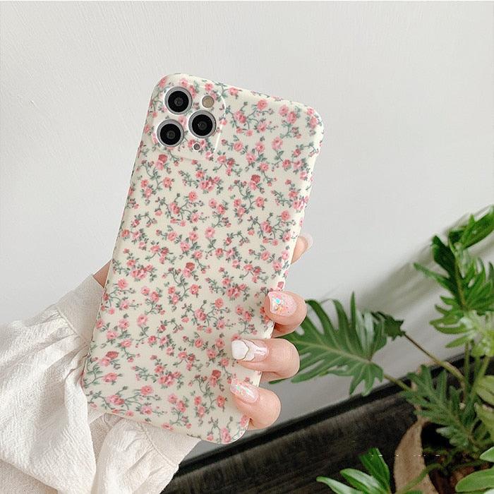 Cover iPhone con Stampa Floreale da Donna