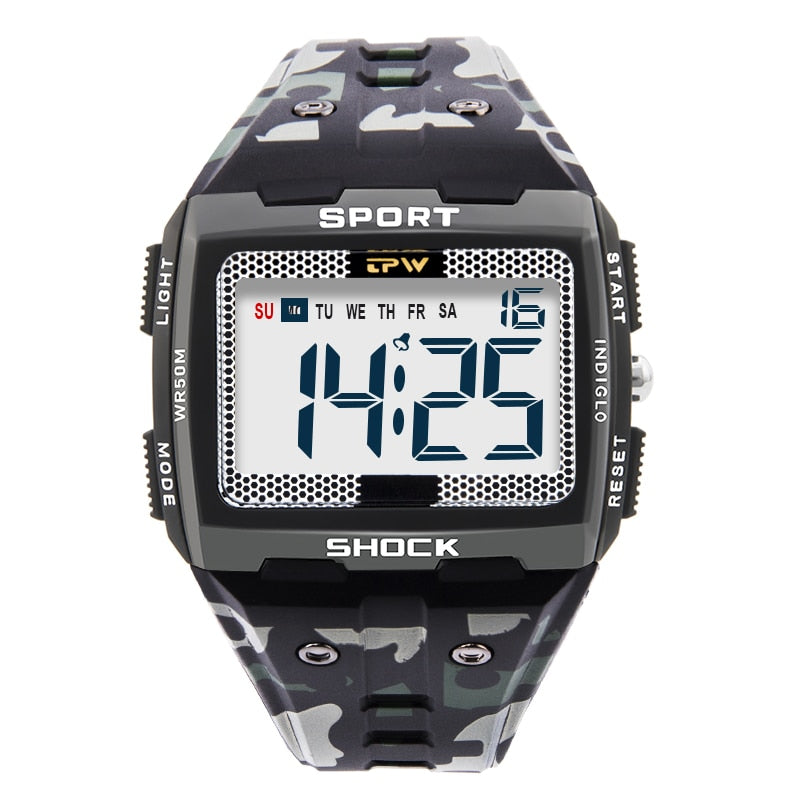 Orologio Sportivo Impermeabile 5ATM da Uomo