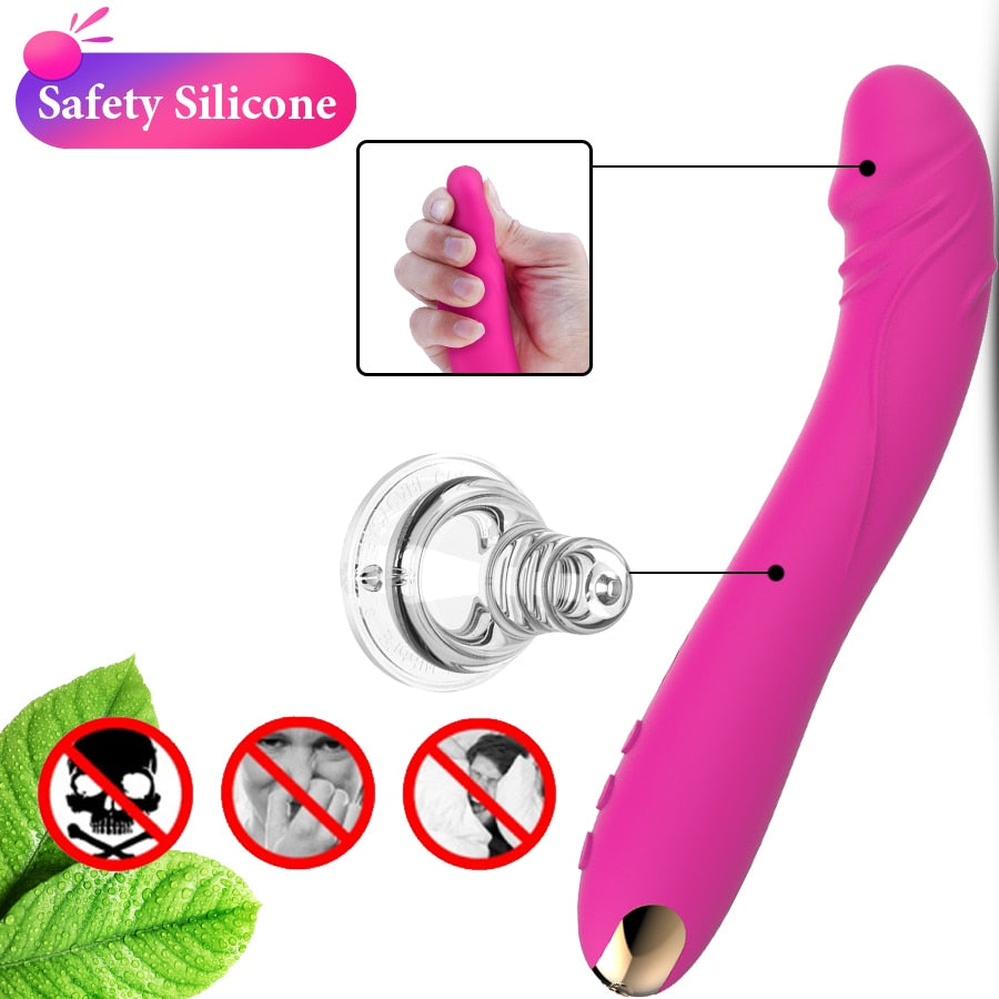 Vibratore Morbido in Silicone 10 Modalità