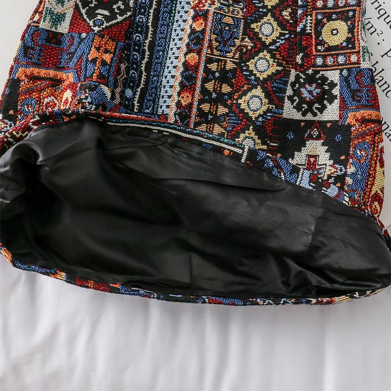 Minigonna Donna Stile Boho
