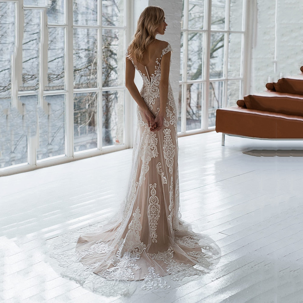 Abito da Sposa in Pizzo da Donna