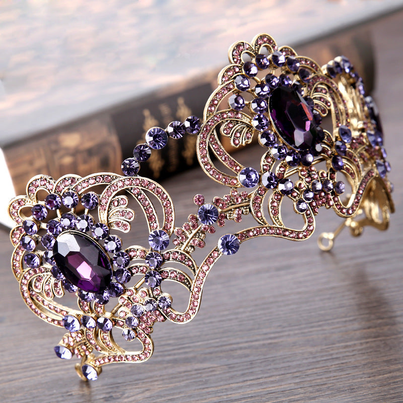 Corona Tiara da Sposa Vintage Viola