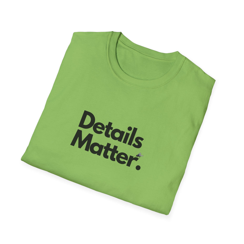 T-shirt Unisex DETAILS MATTER Stile Casual Moda
