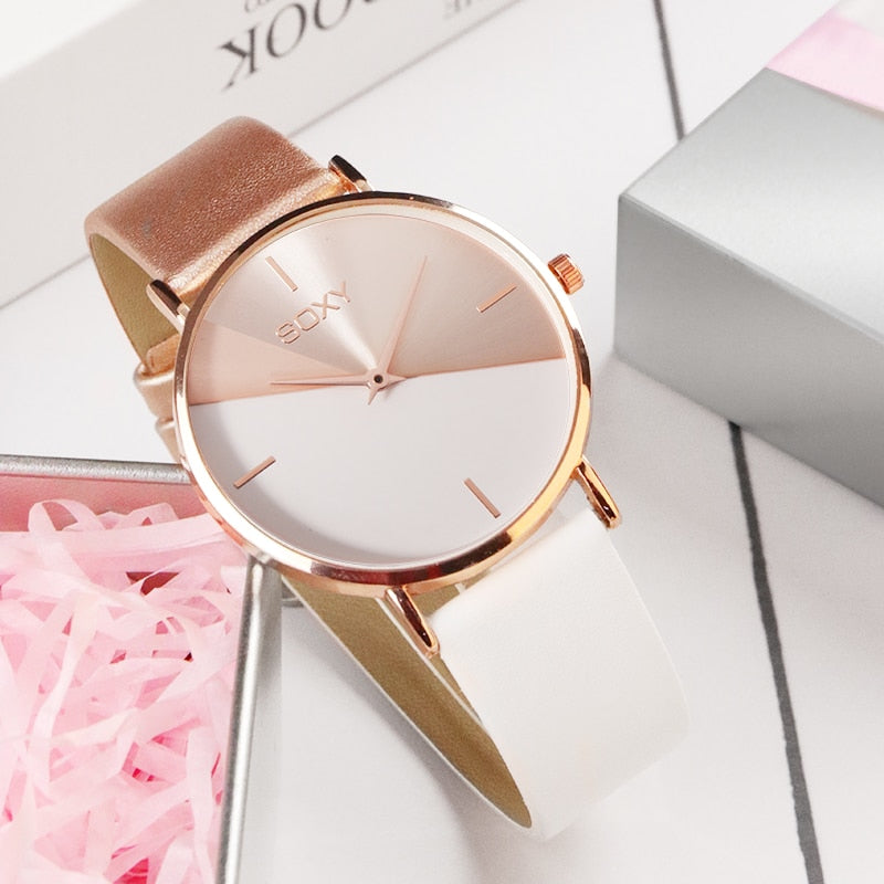 Orologio da Donna con Cinturino in Pelle