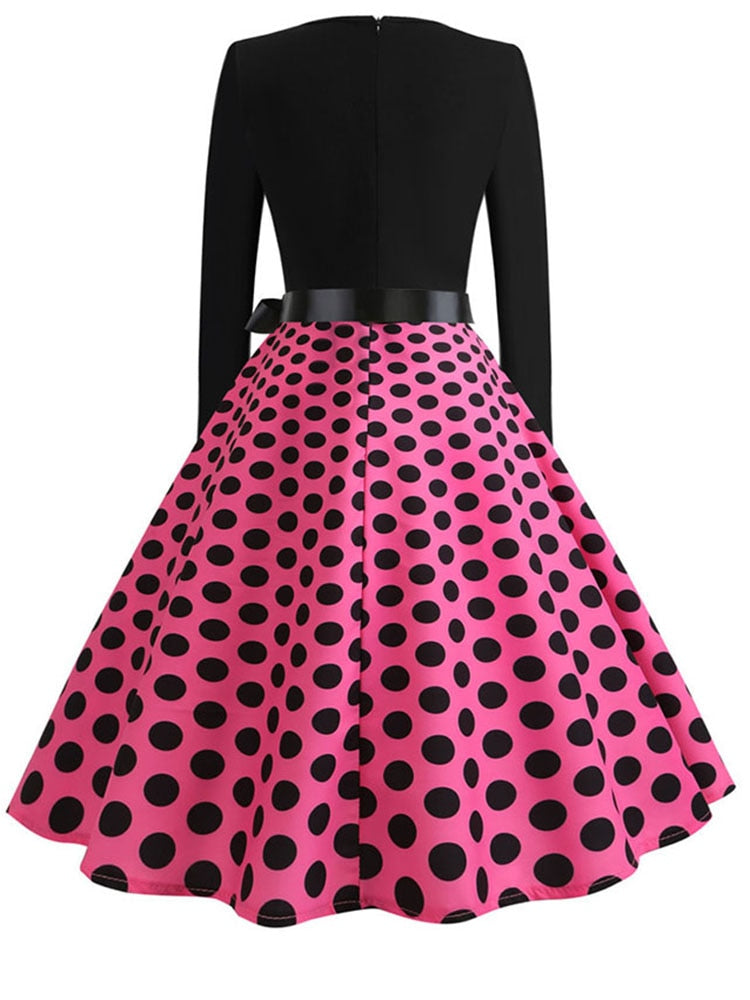 Vestito Swing Donna Stile Natalizio