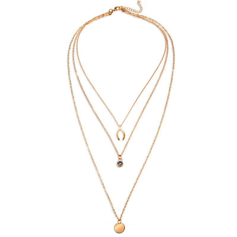 Collana con Ciondolo a Forma di Cuore da Donna