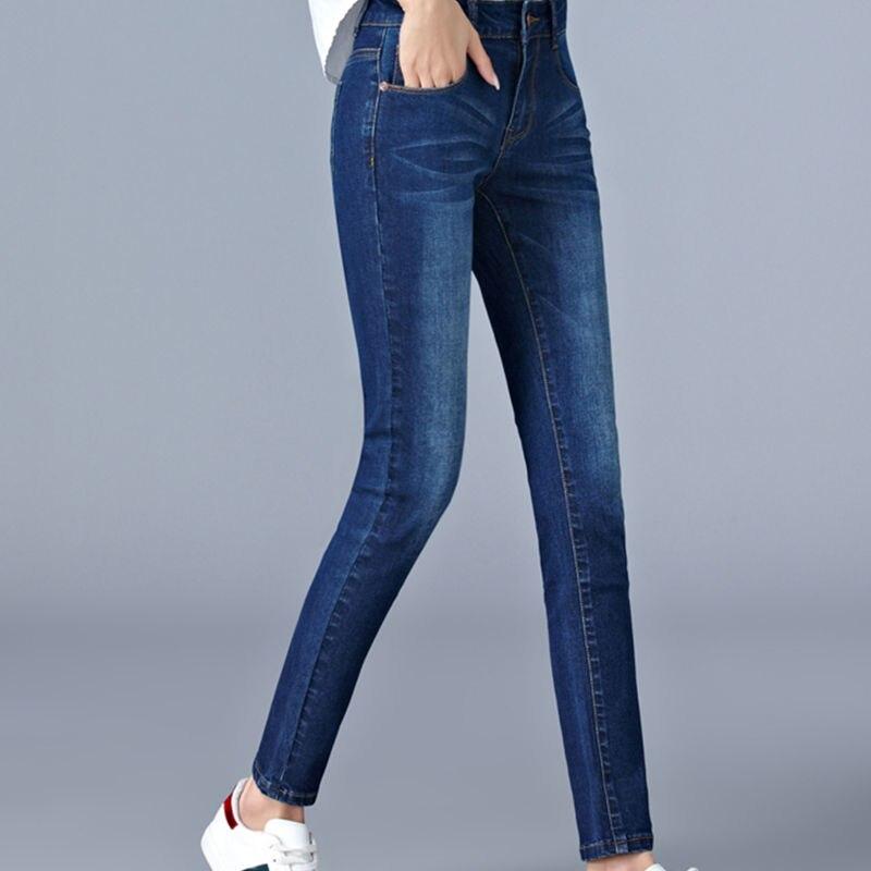 Jeans Skinny in Denim da Donna