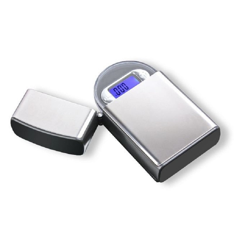 Bilancia Tascabile Elettronica in Metallo Portatile