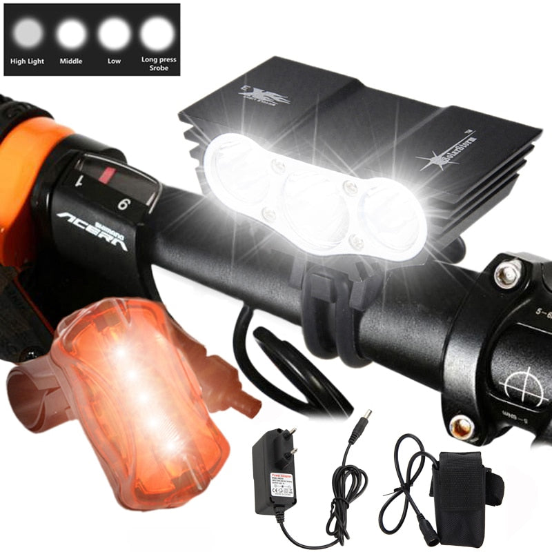 7000 Lumens Bike Front Handlebar LED Light