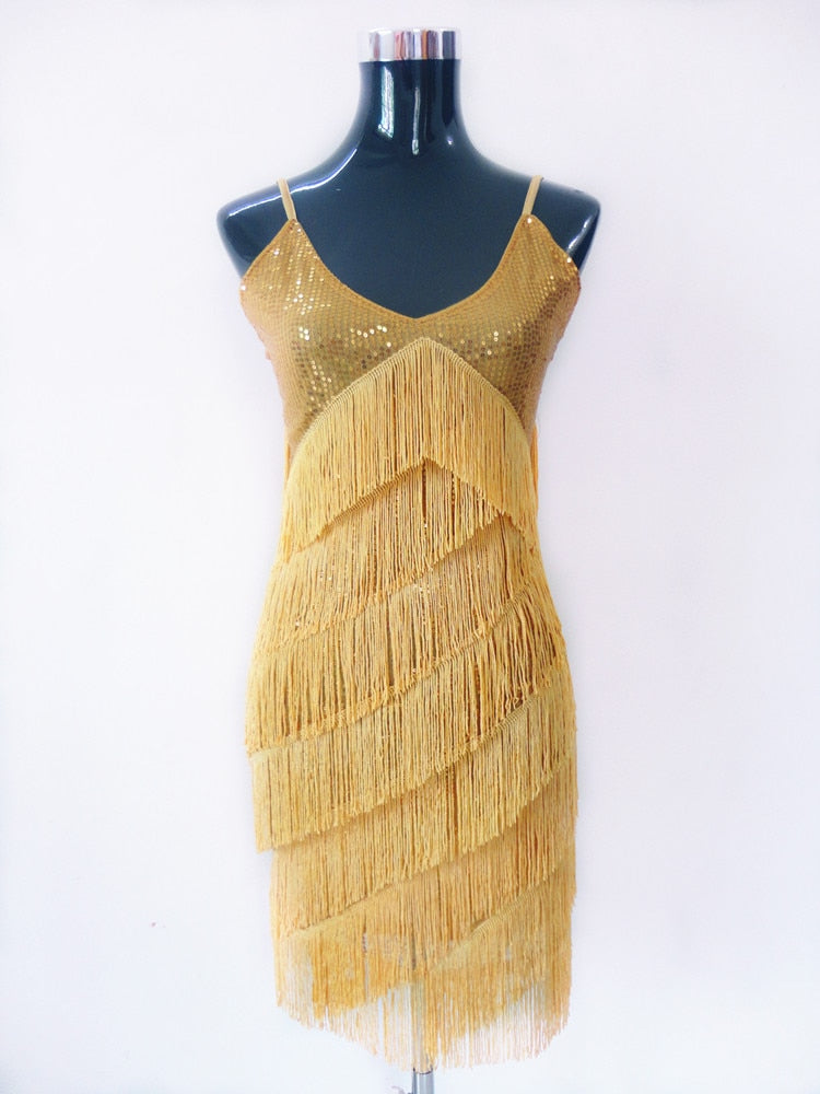 Abito con Paillettes Stile Great Gatsby da Donna