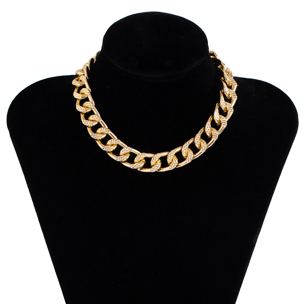 Collana Choker Punk con Lucchetto da Donna