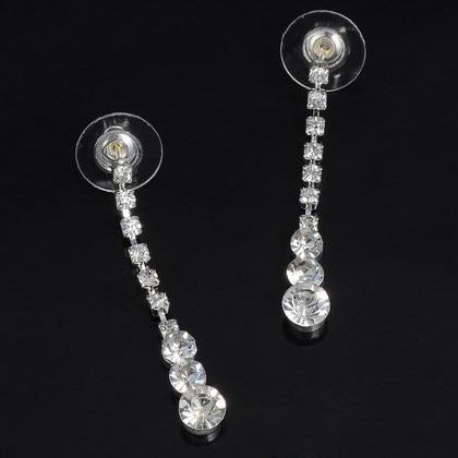 Set Collana e Orecchini a Goccia con Cristalli da Donna