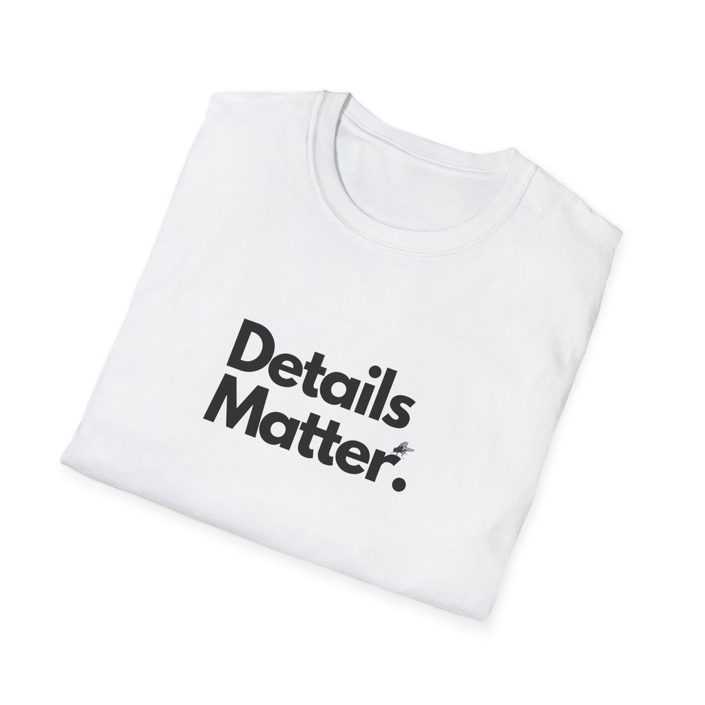 T-shirt Unisex DETAILS MATTER Stile Casual Moda