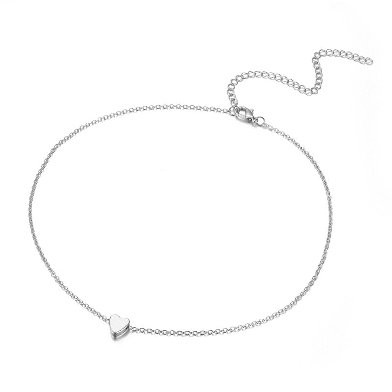 Collana con Ciondolo a Forma di Cuore da Donna