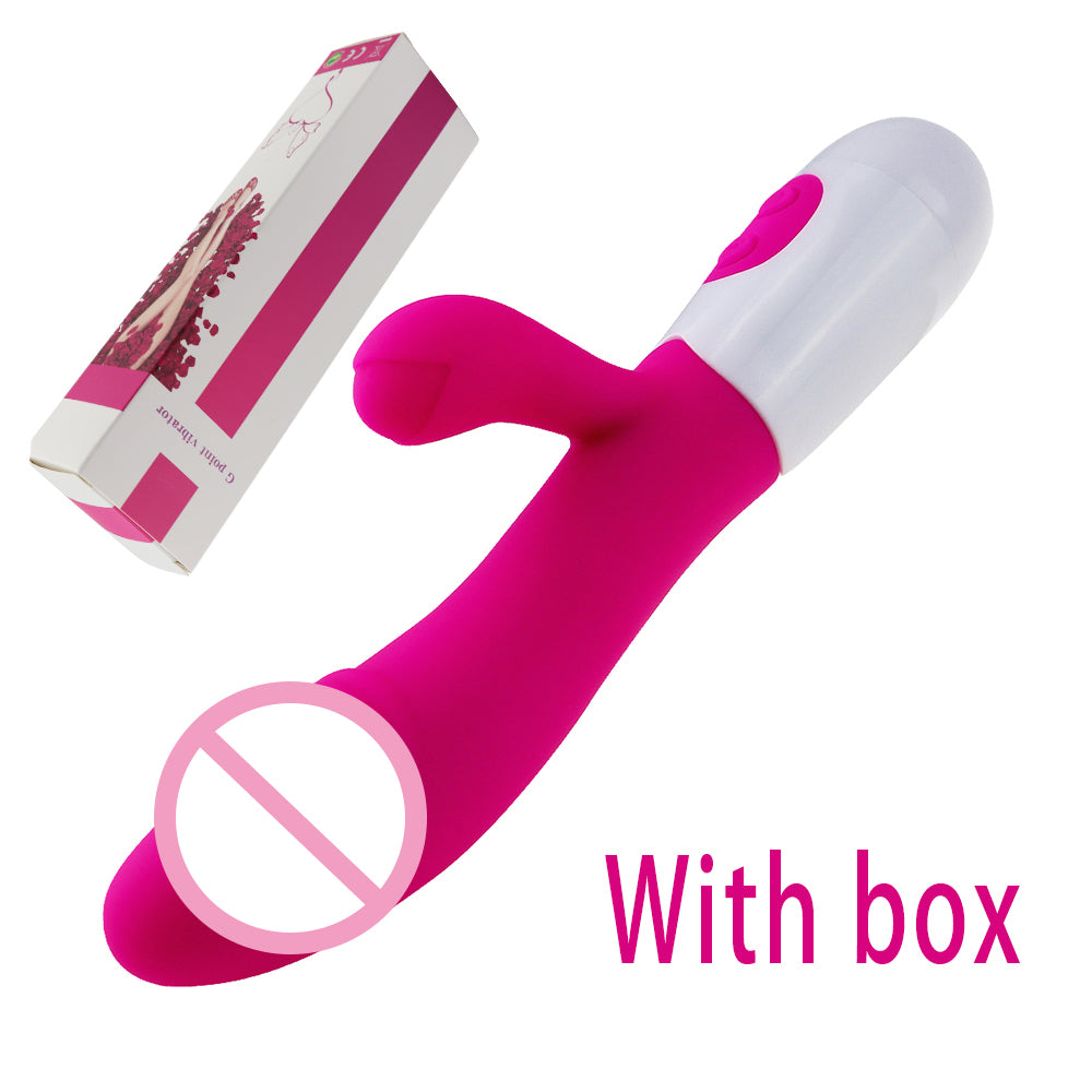 Vibratore Rabbit Dildo in Silicone per Punto G