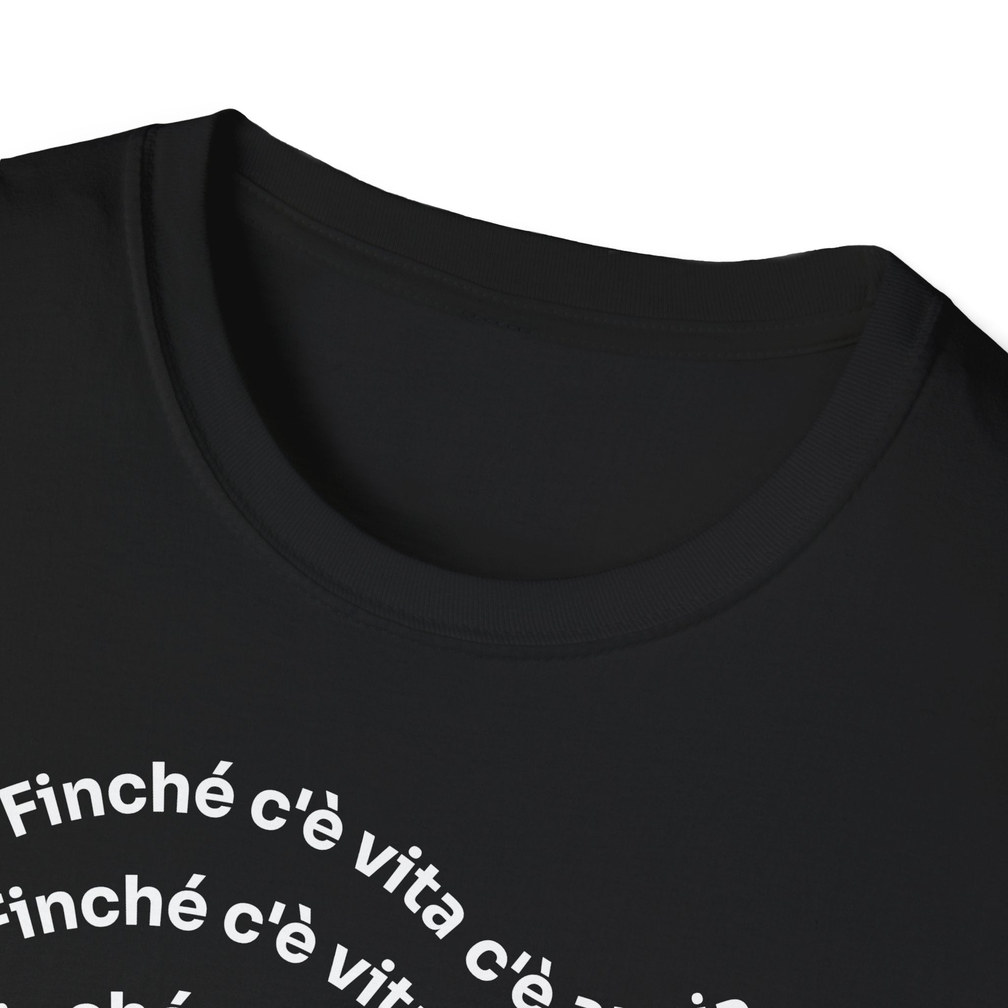 T-shirt Unisex C È ANSIA Stile Casual Moda