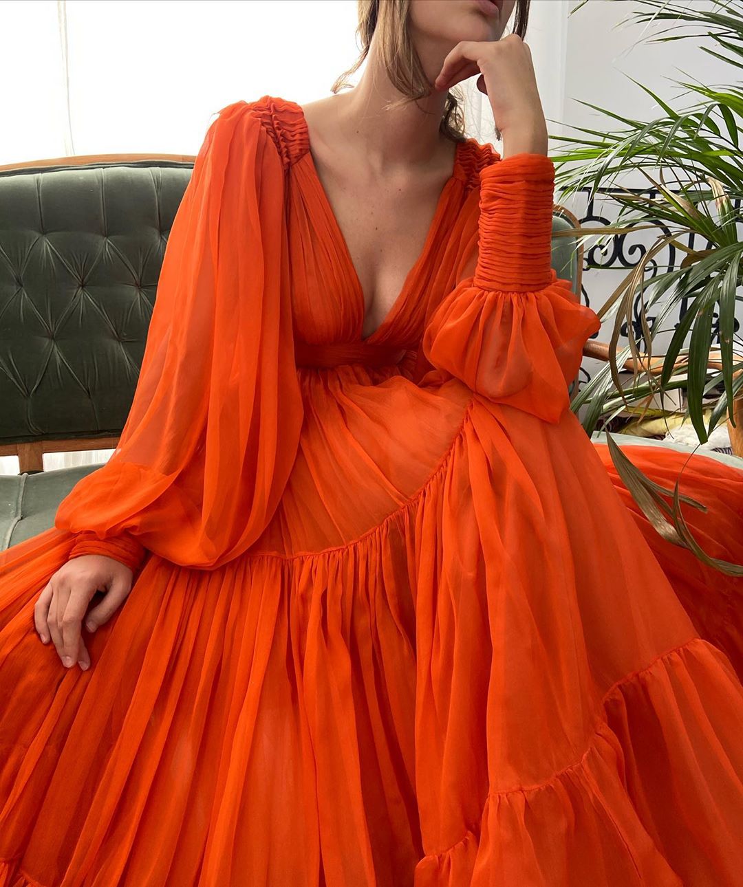 Abito da Cerimonia in Chiffon per Ragazza