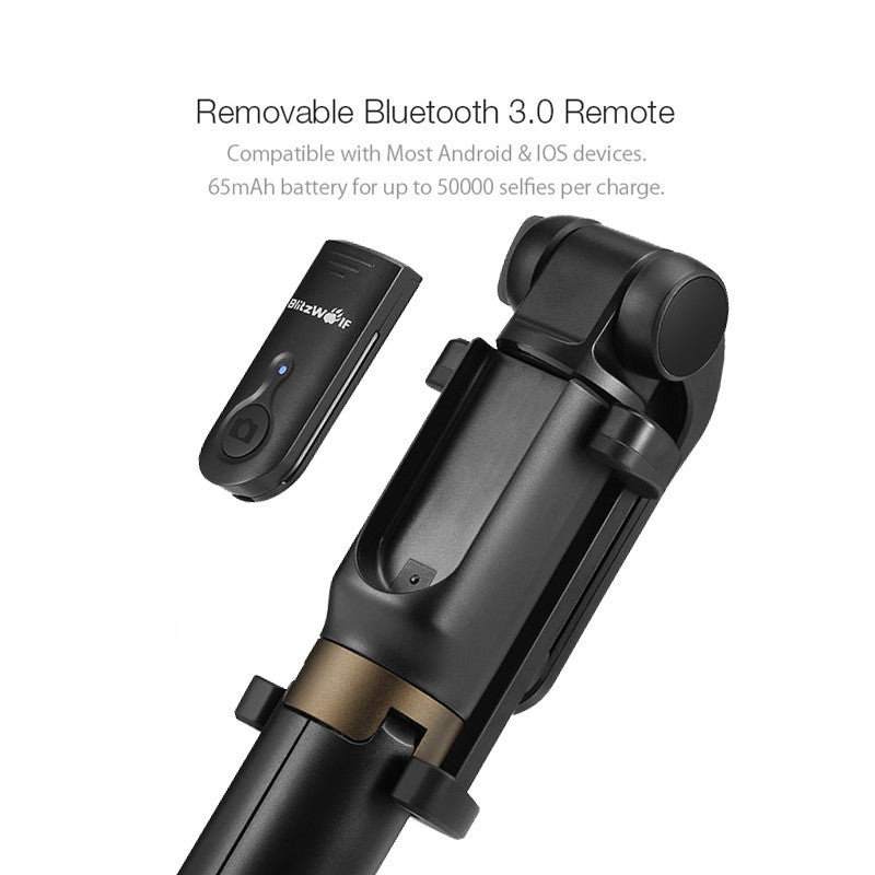 Selfie Stick Wireless 3 in 1 Comodo e Compatto