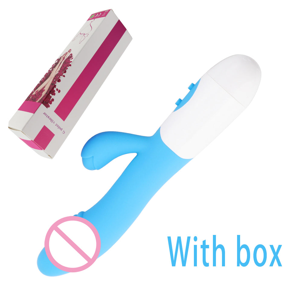 Vibratore Rabbit Dildo in Silicone per Punto G