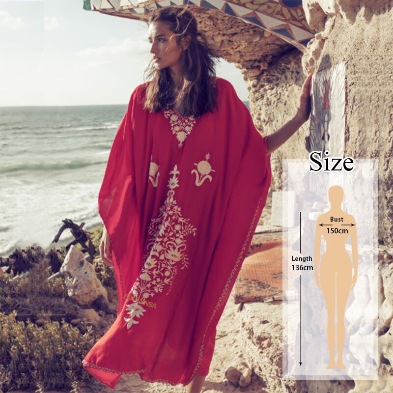 Vestito Donna Stile Boho con Stampa