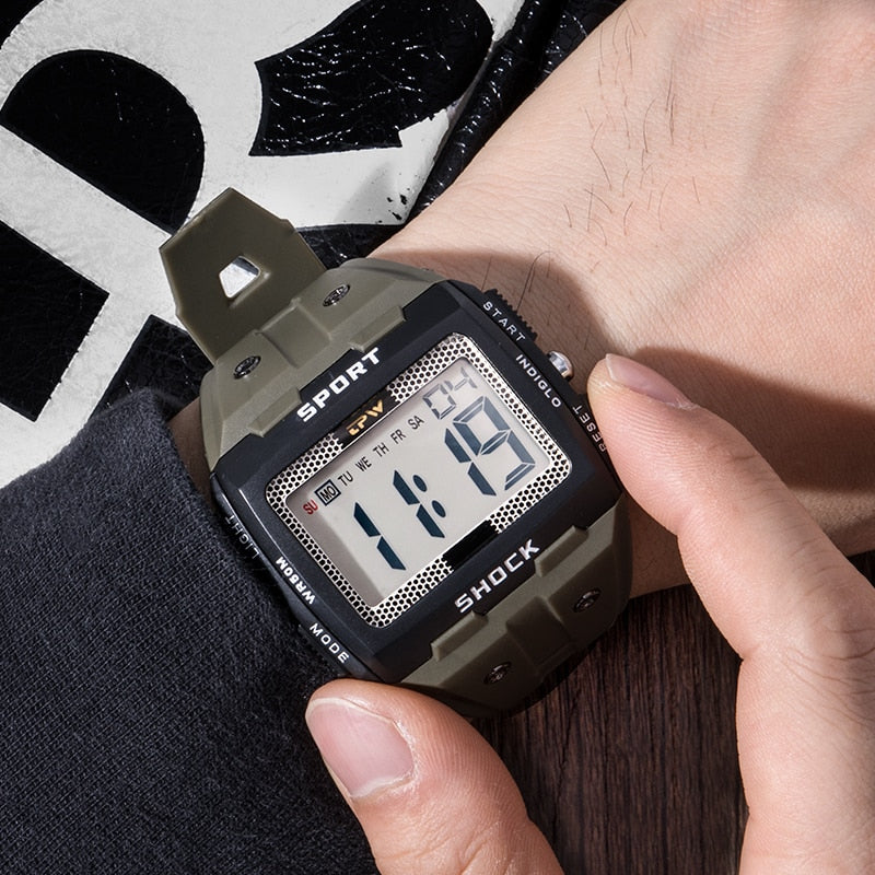 Orologio Sportivo Impermeabile 5ATM da Uomo
