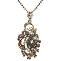Collana con Ciondolo in Cristallo Vintage da Donna