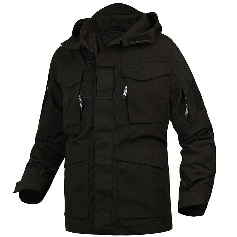 Giacca Tattica da Uomo con Tasche Multiple